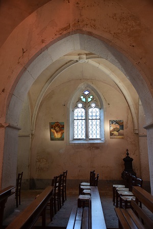 Nef latérale sud de l'église de Villette-sur-Ain